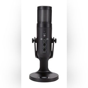 Vivitar USB Studio Microphone with Built-in Ambient Noise Cancelation, Black